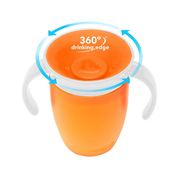 Munchkin 360° Miracle trainer cup oranje