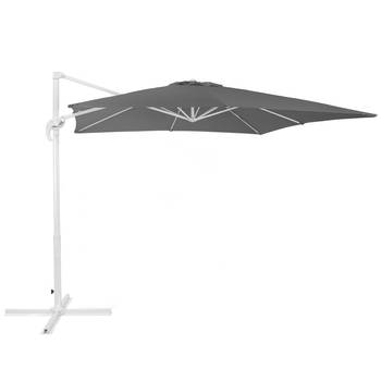 Beliani MONZA - Cantilever parasol-Grijs-Polyester