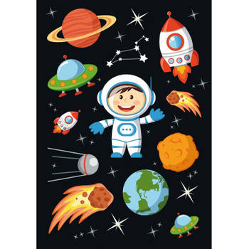 3x Astronaut stickervellen met 10 stickers - Stickers