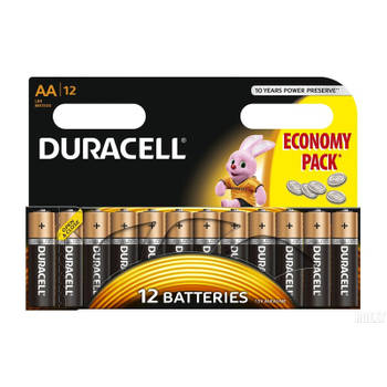 24x Duracell AA batterijen alkaline - Voordeelpak
