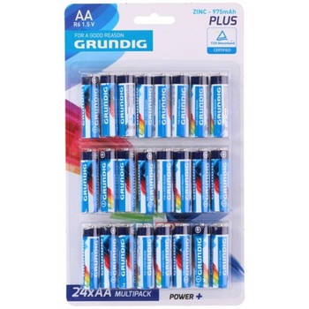 Grundig AA batterijen 48 stuks - Penlites AA batterijen