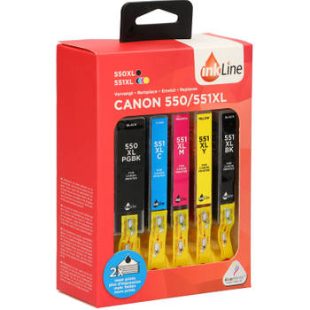 Inkline Canon 550/551xl (5-pack)