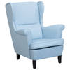 Beliani ABSON - Fauteuil-Blauw-Polyester