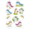 2x Eenhoorn stickervellen met 10 stickers - Stickers