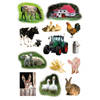 3x Boerderij dieren stickervellen met 13 stickers - Stickers