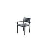 Garden Impressions Oklahoma dining fauteuil - carbon black/ mid grey
