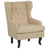 Beliani ALTA - Fauteuil-Beige-Polyester