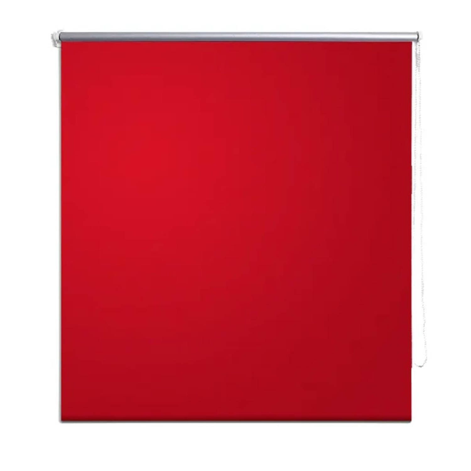 Rolgordijn verduisterend 100 x 230 cm rood