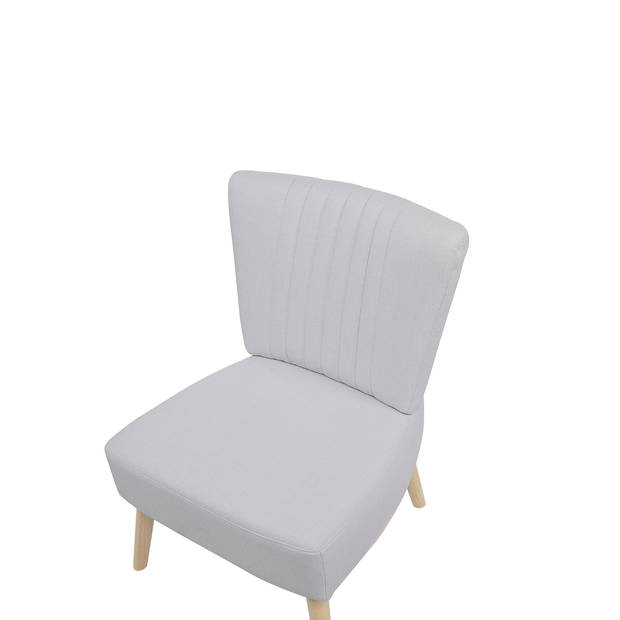 Beliani VAASA - Fauteuil-Grijs-Polyester