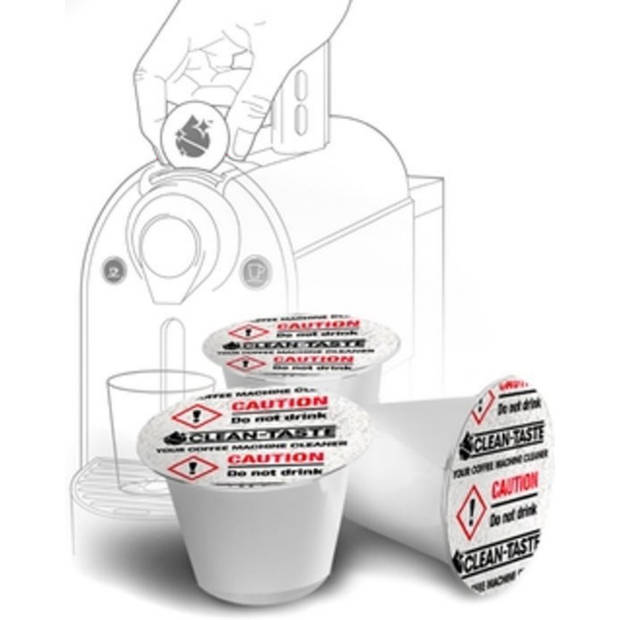 Solute Clean Taste capsule reiniger voor Nespresso - 8 stuks - Biologisch Afbreekbaar