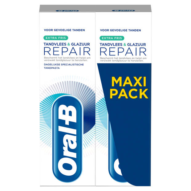 Oral-B tandpasta Tandvlees & Glazuur Repair Extra Fris - 2 stuks