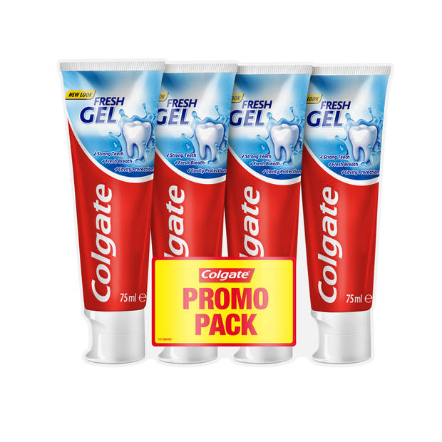 Colgate tandpasta Fresh Gel Promo Pack - 4 stuks