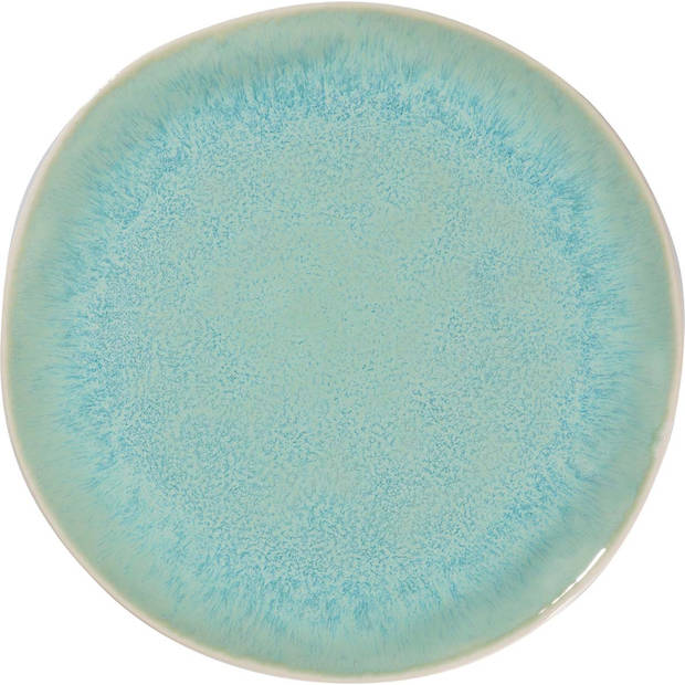 LV ontbijtbord - 20,5 cm - turquoise