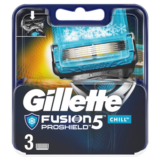Gillette scheermesjes Fusion5 ProShield - 3 navulmesjes