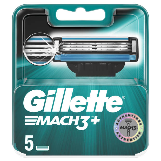 Gillette scheermesjes Mach3+ - 5 navulmesjes