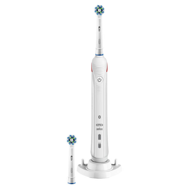 Oral-B elektrische tandenborstel Smart 4 4100S wit - 2 poetsstanden