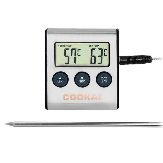 Cookai - Digitale Thermometer en Timer - Cookai