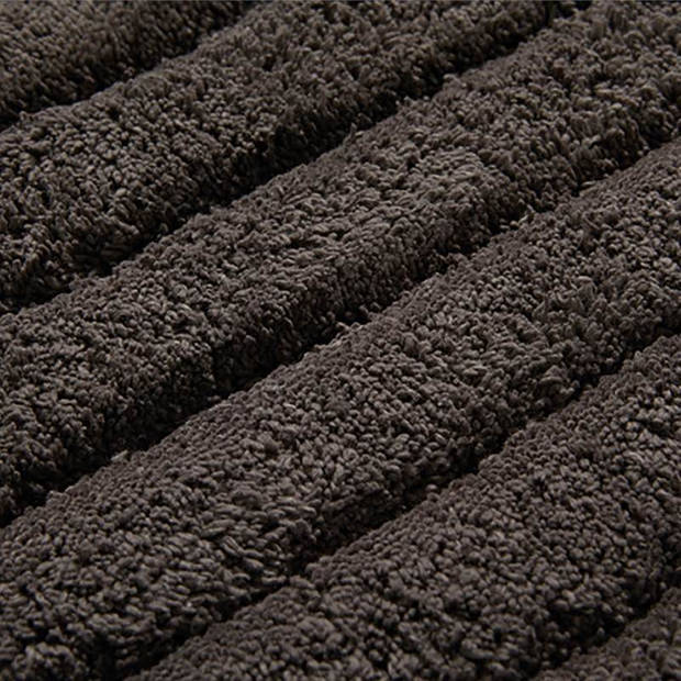 Seahorse Board badmat - 100% katoen - Badmat (60x90 cm) - Basalt