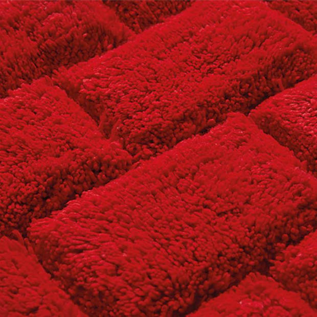 Seahorse Metro badmat - 100% katoen - Badmat (60x90 cm) - Red