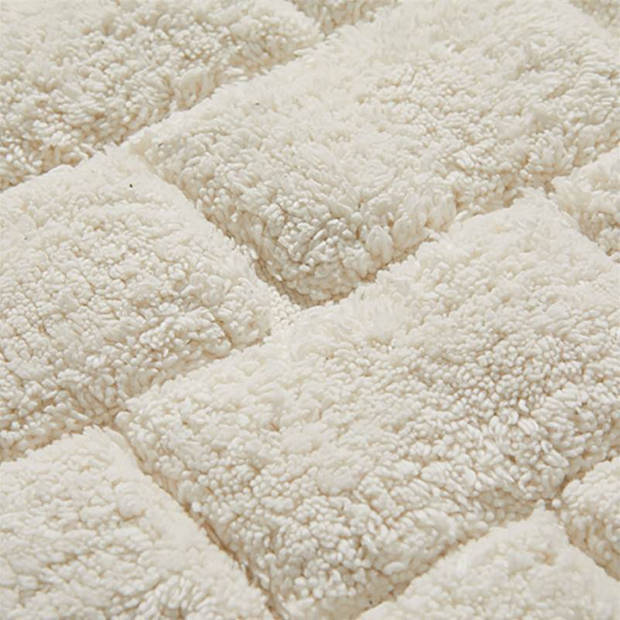 Seahorse Metro badmat - 100% katoen - Badmat (50x60 cm) - Cream