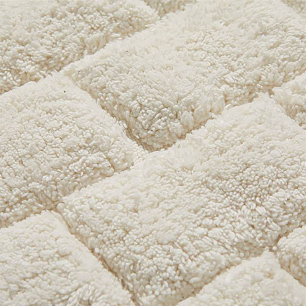 Seahorse Metro badmat - 100% katoen - Badmat (60x90 cm) - Cream