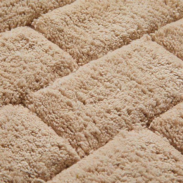 Seahorse Metro badmat - 100% katoen - Badmat (50x60 cm) - Sand