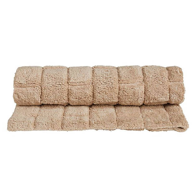 Seahorse Metro badmat - 100% katoen - Badmat (60x90 cm) - Sand