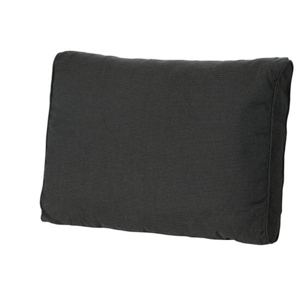 Madison loungekussen Rib 73 x 43 cm dralon zwart