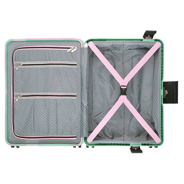 CarryOn Steward TSA Kofferset - 2 delige trolleyset - Met vaste sloten - Mint