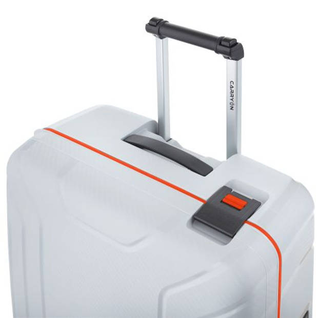 CarryOn Steward Kofferset - 2 delige TSA Trolleyset - Koffers met vaste kliksloten - Lichtgrijs