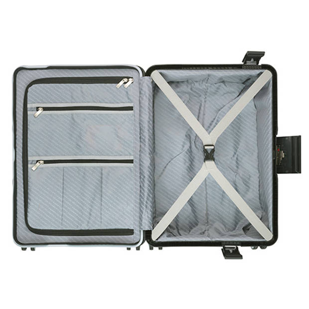 CarryOn Steward TSA Kofferset - 2 delige trolleyset - Met vaste sloten - Zwart