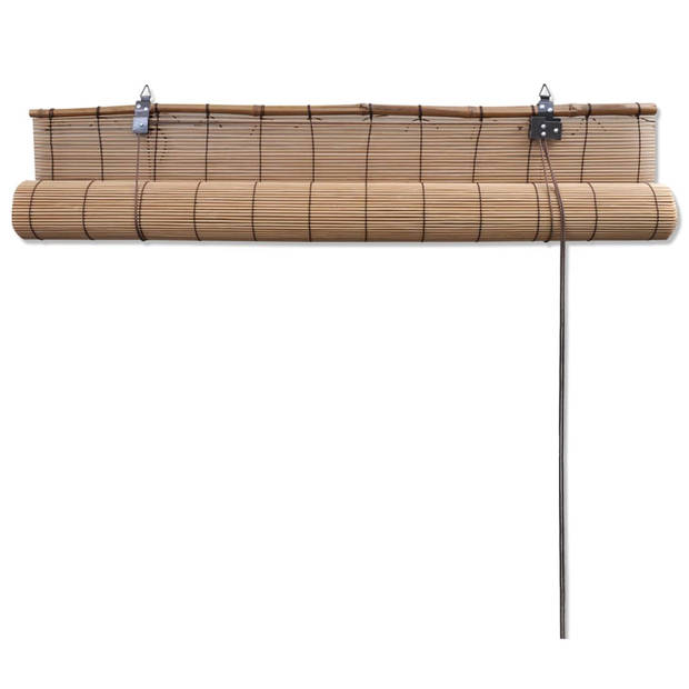 The Living Store Bamboe Rolgordijn - 150 x 160 cm - Privacy en lichtfilter - Neutrale kleur