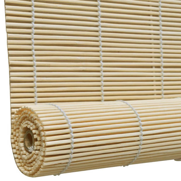 vidaXL Rolgordijn 100x220 cm bamboe naturel