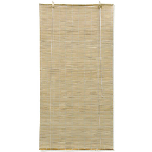 vidaXL Rolgordijn 80x220 cm bamboe naturel