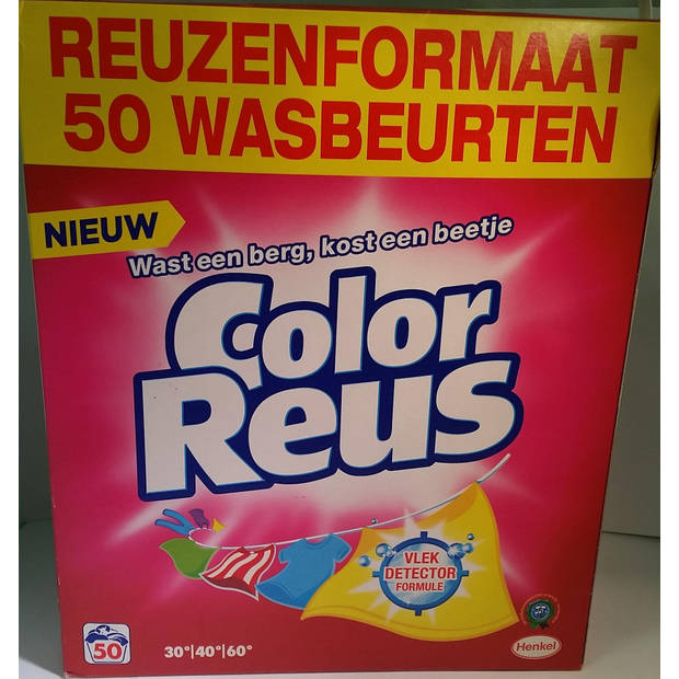 Color Reus Waspoeder 50 wasbeurten - 2.75 kg