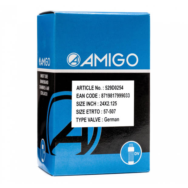 AMIGO Binnenband 24 x 2.125 (57-507) DV 45 mm