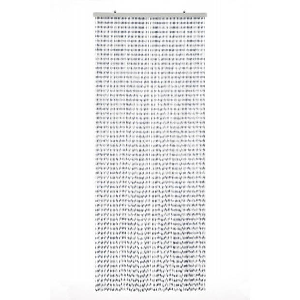 Deurgordijn met grijze kralen 90 x 220 cm - Vliegengordijnen