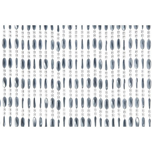 Deurgordijn met grijze kralen 90 x 220 cm - Vliegengordijnen
