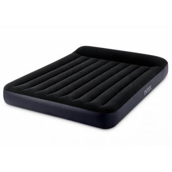 Intex luchtbed Pillow Rest tweepersoons 152 cm donkerblauw