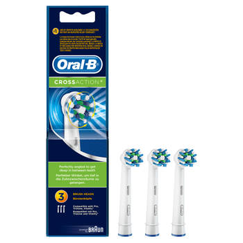 Oral-B opzetborstels Cross Action - 3 stuks