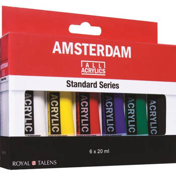 Royal Talens acrylverf Amsterdam junior 20 ml 6 kleuren