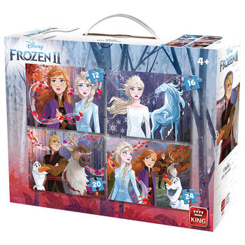 King Disney 4 in1 puzzel Frozen 2