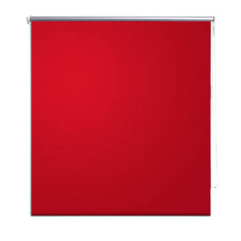 Rolgordijn verduisterend 80 x 230 cm rood