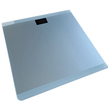 Personenweegschaal - digitaal - grijs - glas - tot 180 kg - Weegschalen