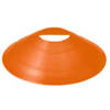 SportX sporthoedjes kunststof 19 cm oranje 12 stuks