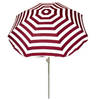 Summertime parasol rood / wit 180 cm