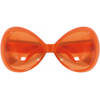 Oranje mega zonnebril voor dames - Oranje fans koningsdag artikelen