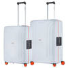 CarryOn Steward Kofferset - 2 delige TSA Trolleyset - Koffers met vaste kliksloten - Lichtgrijs