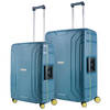 CarryOn Steward TSA Kofferset - 2 delige trolleyset - Met vaste sloten - IJsblauw