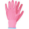 Werkhandschoenen latex roze M